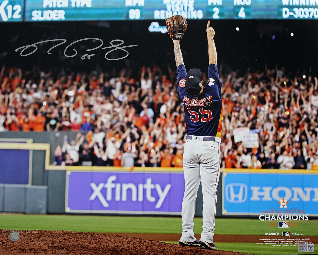 Ryan Pressly Signed Astros 2022 World Series Final Out 16x20 Photo TRISTAR: Ryan Pressly Signed Astros 2022 World Series Final Out 16x20 Photo TRISTAR Ryan Pressly Signed Astros 2022 World Series Final Out 16x20 Photo TRISTAR RBJ no: 7345947410520