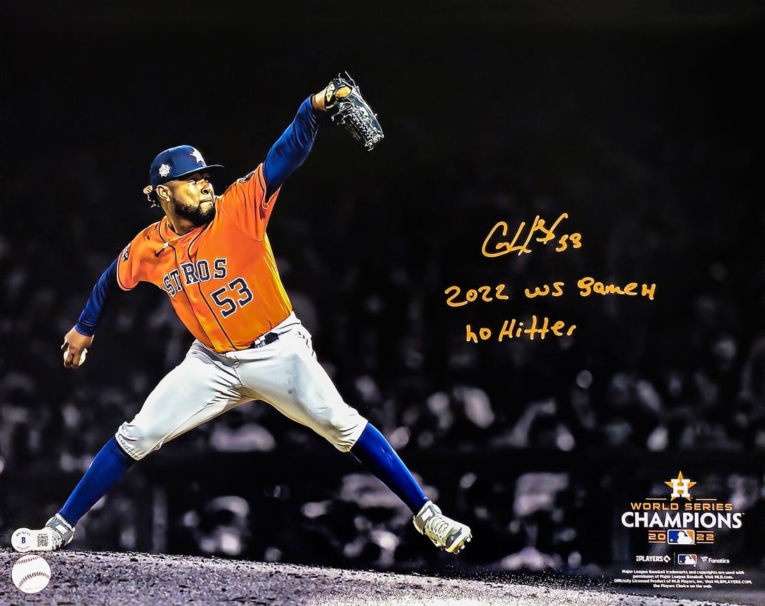 CRISTIAN JAVIER AUTOGRAPHED 16X20 PHOTO ASTROS 2022 WS GAME 4 NO HITTER BECKETT: CRISTIAN JAVIER AUTOGRAPHED 16X20 PHOTO ASTROS 2022 WS GAME 4 NO HITTER BECKETT CRISTIAN JAVIER AUTOGRAPHED 16X20 PHOTO ASTROS 2022 WS GAME 4 NO HITTER BECKETT RBJ no: 7363758194776