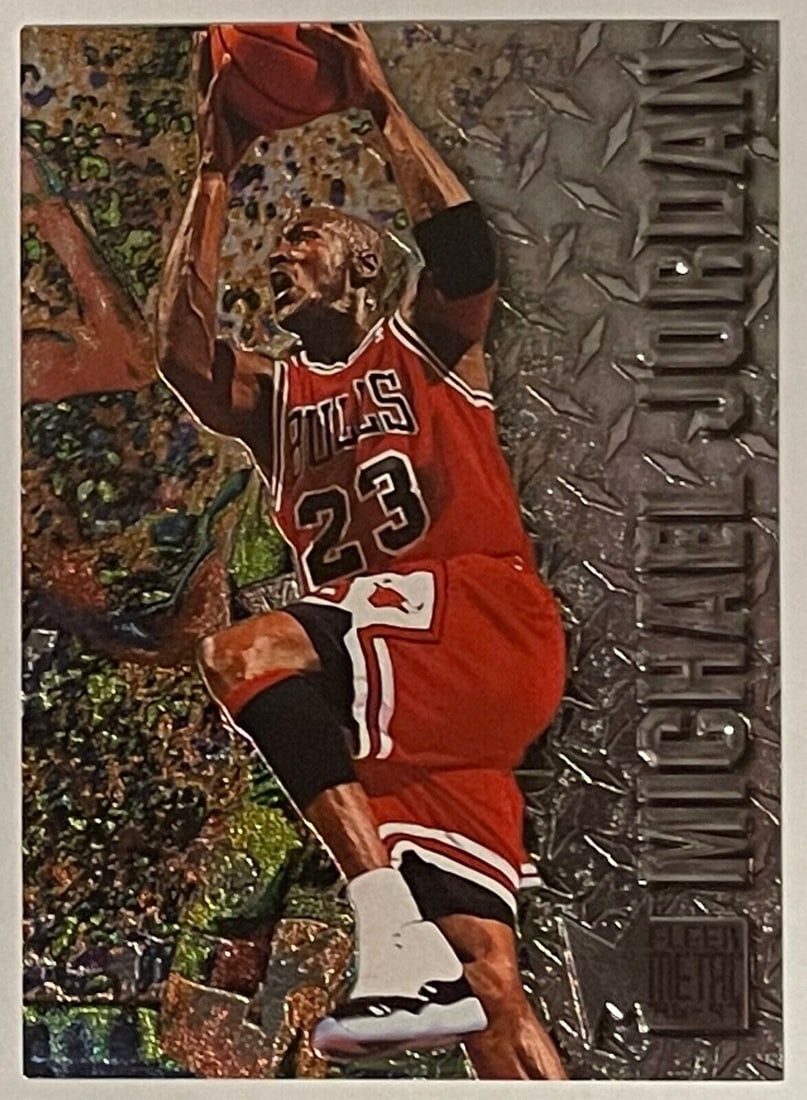 Michael Jordan 1996-97 Fleer Metal Card #11 (Chicago Bulls): Michael Jordan 1996-97 Fleer Metal Card #11 (Chicago Bulls) Michael Jordan 1996-97 Fleer Metal Card #11 (Chicago Bulls) RBJ no: 7263101026392