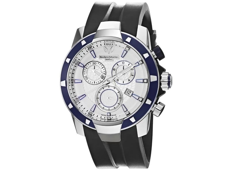Technomarine mens UF6: Technomarine mens UF6 Product Code: 609023-39B2A Brand: Technomarine Condition: Pre-Owned Stainless steel case, Rubber strap, White dial, Quartz movement, Scratch resistant mineral, Water resistant up