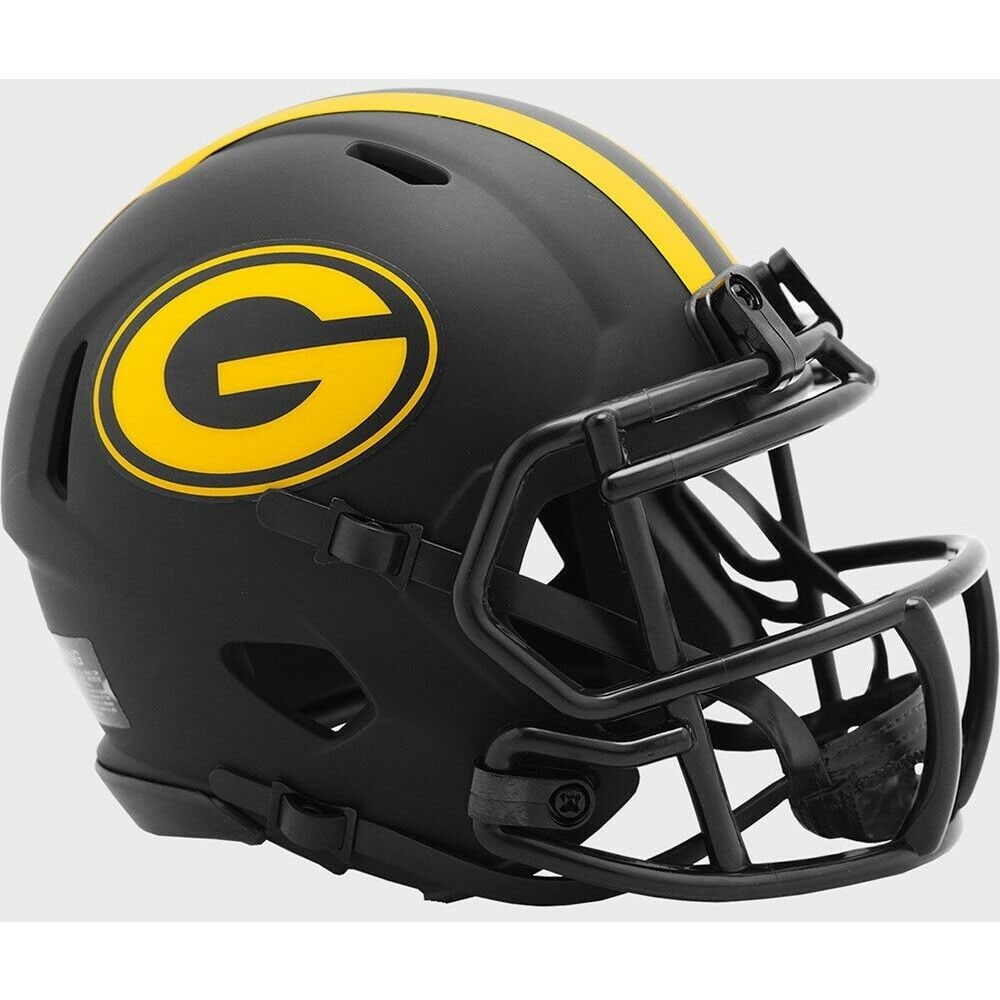 GREEN BAY PACKERS UNSIGNED ECLIPSE BLACK SPEED MINI HELMET 163513: GREEN BAY PACKERS UNSIGNED ECLIPSE BLACK SPEED MINI HELMET 163513 GREEN BAY PACKERS UNSIGNED ECLIPSE BLACK SPEED MINI HELMET 163513 RBJ no: 7264920272984