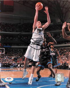 Boban Marjanovic Dallas Mavericks NBA Signed Auto 8x10 Photo PSA/DNA COA #3