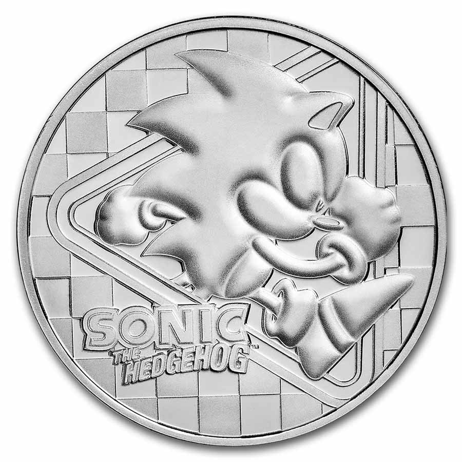 2022 Niue 1 oz Silver Sonic the Hedgehog Coin BU: 2022 Niue 1 oz Silver Sonic the Hedgehog Coin BU Product ID: 248650 Year: 2022 Grade: Brilliant Unc Grade Service: None Denomination: 2 Dollars Mint Mark: Not Shown Metal Content: 1 troy