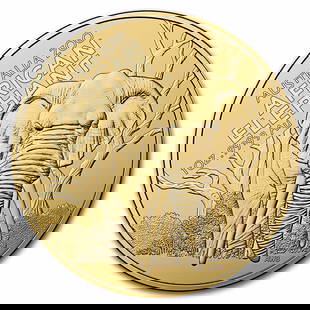 2022 Australia 1 oz Gold $100 African Elephant BU (w/Box & COA): 2022 Australia 1 oz Gold $100 African Elephant BU (w/Box & COA) Product ID: 252888 Year: 2022 Grade: Brilliant Unc Grade Service: None Denomination: 100 Dollars Mint Mark: Not Shown Metal