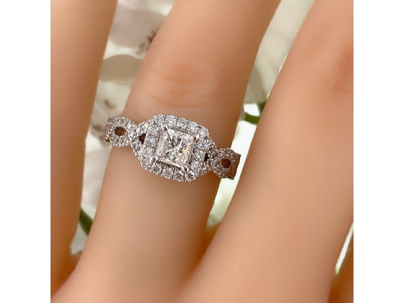 Neil lane twisted band engagement ring online