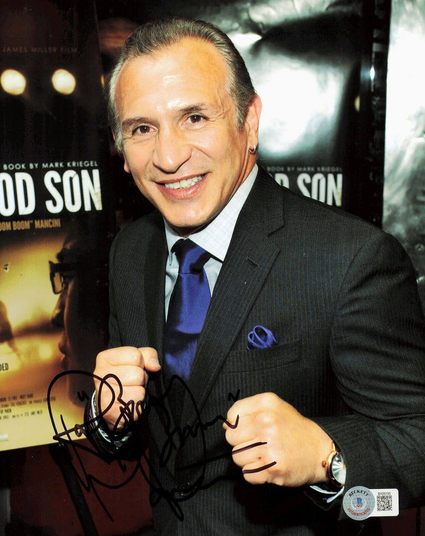 ray "boom boom" mancini autographed signed 8x10 photo beckett BAS QR #bh29195: ray "boom boom" mancini autographed signed 8x10 photo beckett BAS QR #bh29195 Ray "Boom Boom" Mancini Autographed Signed 8x10 Photo Beckett BAS QR #BH29195 RBJ no:7373465059416