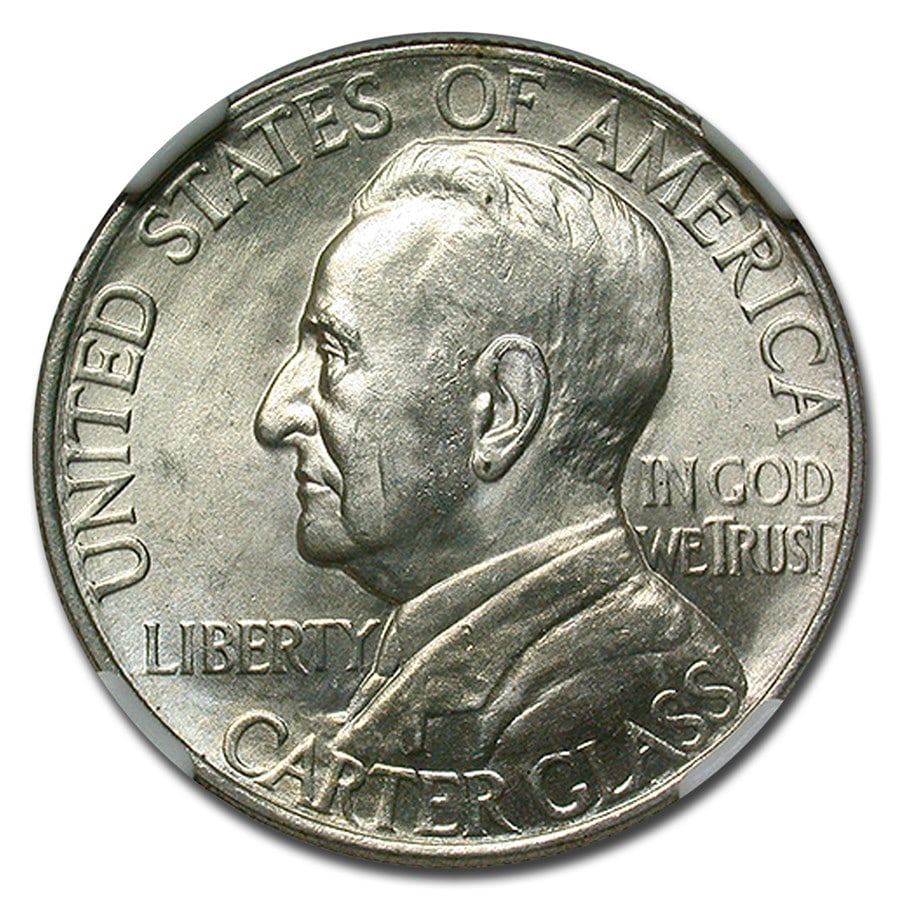 1936 Lynchburg Sesquicentennial Half MS-64 NGC: 1936 Lynchburg Sesquicentennial Half MS-64 NGC RBJ no: 41447 Year: 1936 Grade: MS-64 Grade Service: NGC Denomination: 50 Cents Mint Mark: P - Philadelphia (Not Shown) Metal Content: 0.361