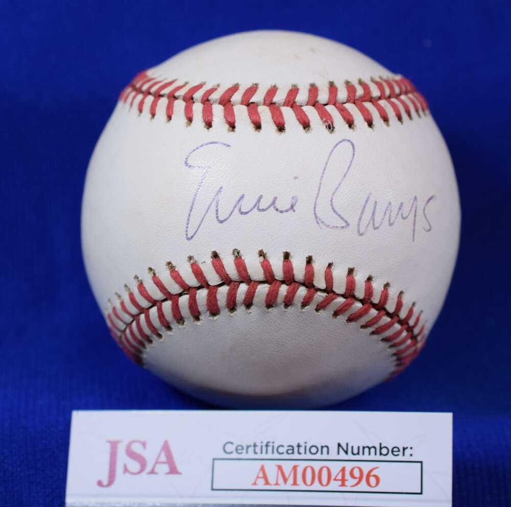 ernie banks JSA COA autograph national league signed baseball 3: ernie banks JSA COA autograph national league signed baseball 3 Ernie Banks JSA COA Autograph National League Signed Baseball 3 RBJ no:7478827548760