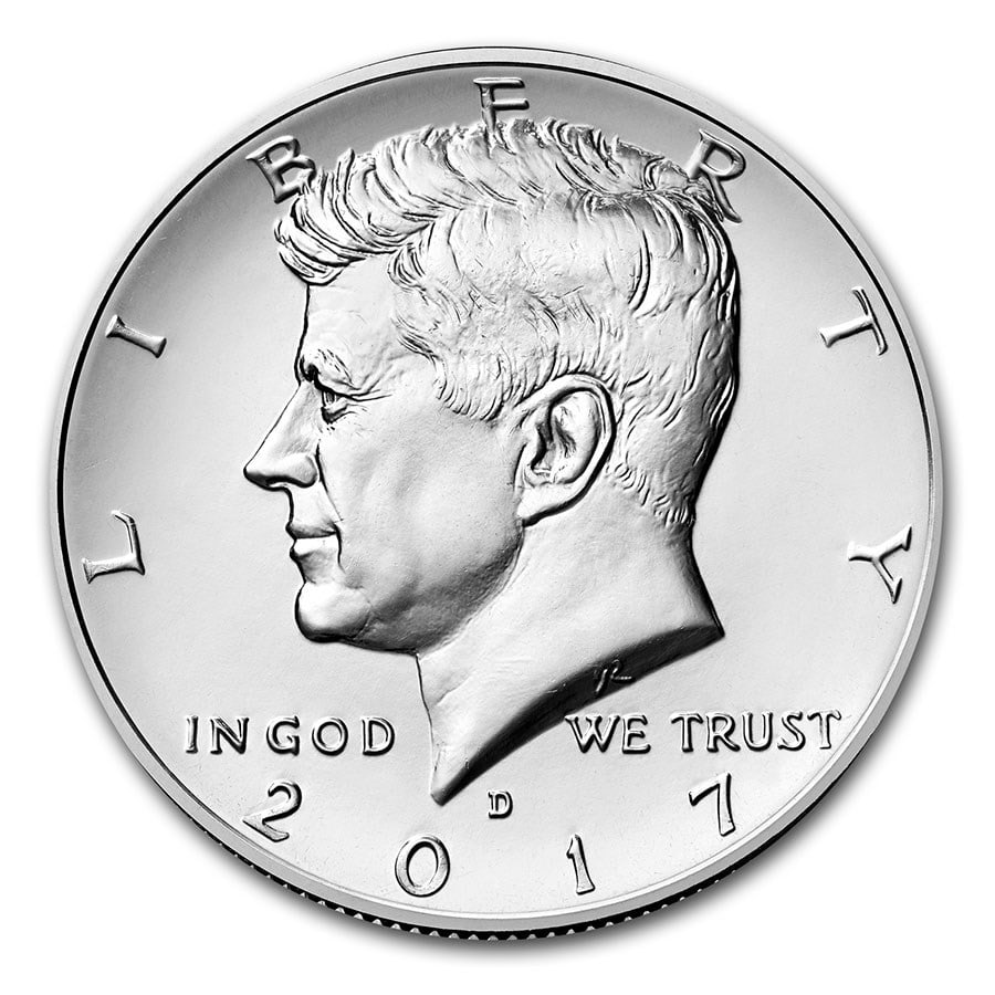 2017-D Kennedy Half Dollar BU: 2017-D Kennedy Half Dollar BU Product ID: 197684 Year: 2017 Grade: Brilliant Unc Grade Service: None Denomination: 50 Cents Mint Mark: D - Denver Metal Content: 0 troy oz Purity: