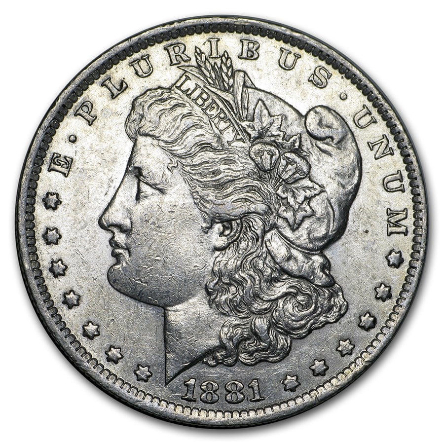 1881-O Morgan Dollar XF: 1881-O Morgan Dollar XF Product ID: 9222 Year: 1881 Grade: Extra Fine Grade Service: None Denomination: $1.00 Mint Mark: O - New Orleans Metal Content: 0.7734 troy oz Purity: .90