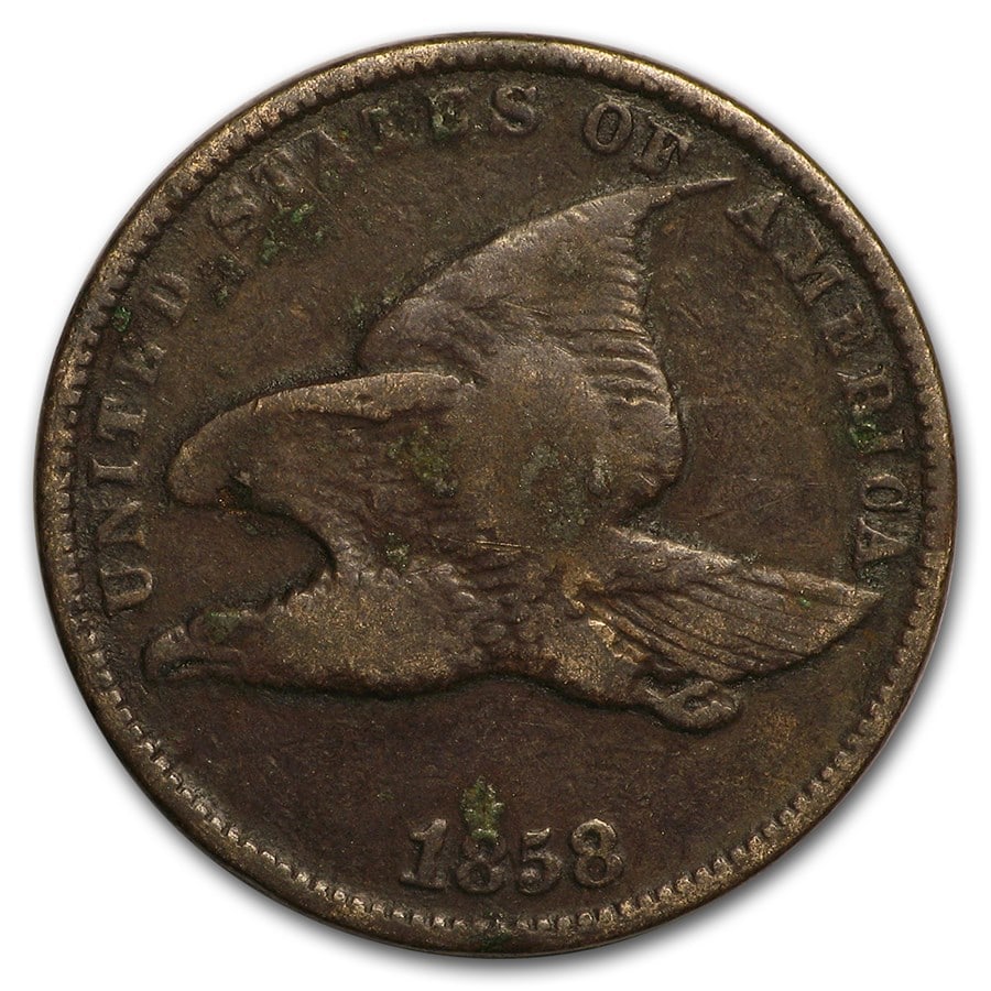 1857-1858 Flying Eagle Cents Culls: 1857-1858 Flying Eagle Cents Culls RBJ no: 15958 Year: Random Grade: Cull Grade Service: None Denomination: $0.01 Mint Mark: P - Philadelphia (Not Shown) Metal Content: 0 troy oz