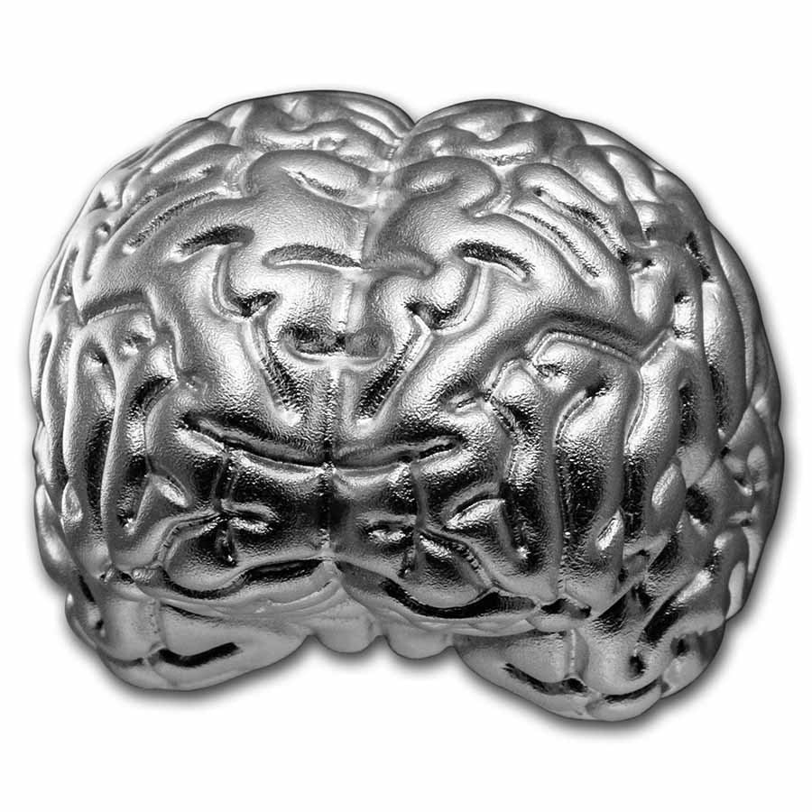 2023 Samoa 2 oz Silver The Brain 3D Shaped Coin: 2023 Samoa 2 oz Silver The Brain 3D Shaped Coin Product ID: 261340 Year: 2023 Grade: Uncirculated Grade Service: None Denomination: 5 Dollars Mint Mark: Not Shown Metal Content: 2 troy oz
