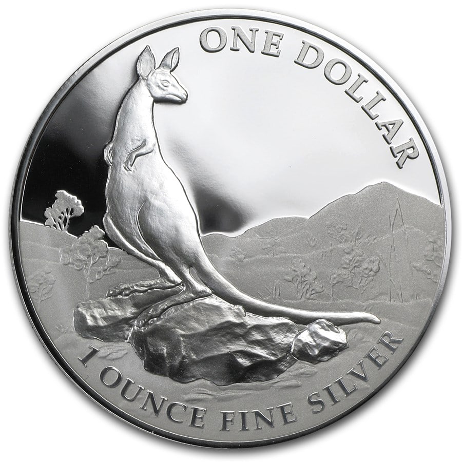 2013 Australia 1 oz Proof Silver Kangaroo (w/Box and COA): 2013 Australia 1 oz Proof Silver Kangaroo (w/Box and COA) Product ID: 72852 Year: 2013 Grade: Proof Grade Service: None Denomination: 1 Dollar Mint Mark: N/A - Not Available Metal Content