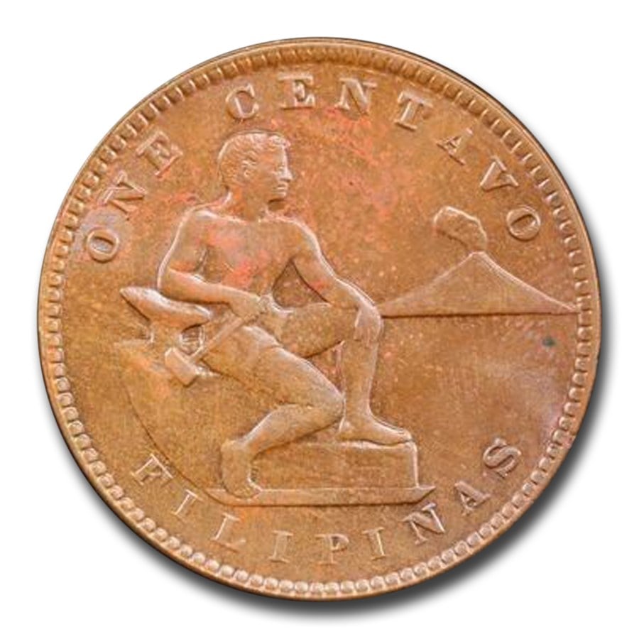 1926-M Philippines Centavo MS-63 PCGS (Brown): 1926-M Philippines Centavo MS-63 PCGS (Brown) Product ID: 285793 Year: 1926 Grade Service: PCGS Denomination: 1 Centavo Metal Content: 0 troy oz Purity: None Diameter: 0 mm