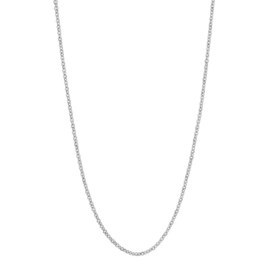 14K White Gold 1.45 mm Cable Chain w/ Lobster Clasp - 16 in.: 14K White Gold 1.45 mm Cable Chain w/ Lobster Clasp - 16 in. Product Id: 239375 Metal: Gold Purity: 14K Finish: Polished Length Of Item: 16in Chain Type: Cable Chain Width: 1.45mm