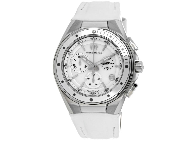 Technomarine mens Cruise Beach: Technomarine mens Cruise Beach Stainless steel case, Leather strap, White dial, Quartz movement, Scratch resistant mineral, Water resistant up to 20 ATM - 200 meters - 660 feet Product Code: 110005L-3