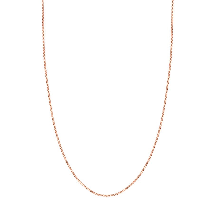 14K Rose Gold 1.5 mm Rolo Chain w/ Lobster Clasp - 20 in.: 14K Rose Gold 1.5 mm Rolo Chain w/ Lobster Clasp - 20 in. Product Id: 239703 Metal: Gold Purity: 14K Finish: Polished Length Of Item: 20in Chain Type: Rolo Chain Width: 1.5mm Cla