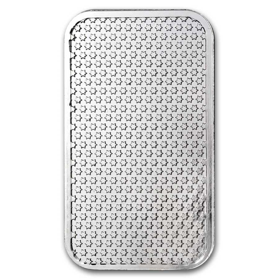 1 oz Silver Bar - Morgan Design: 1 oz Silver Bar - Morgan Design SKU no: RBJ287696 Grade: None Grade Service: None Mint Mark: N/A - Not Available Metal Content: 1 troy oz Purity: .999 Thickness: 2.3 mm Diameter:
