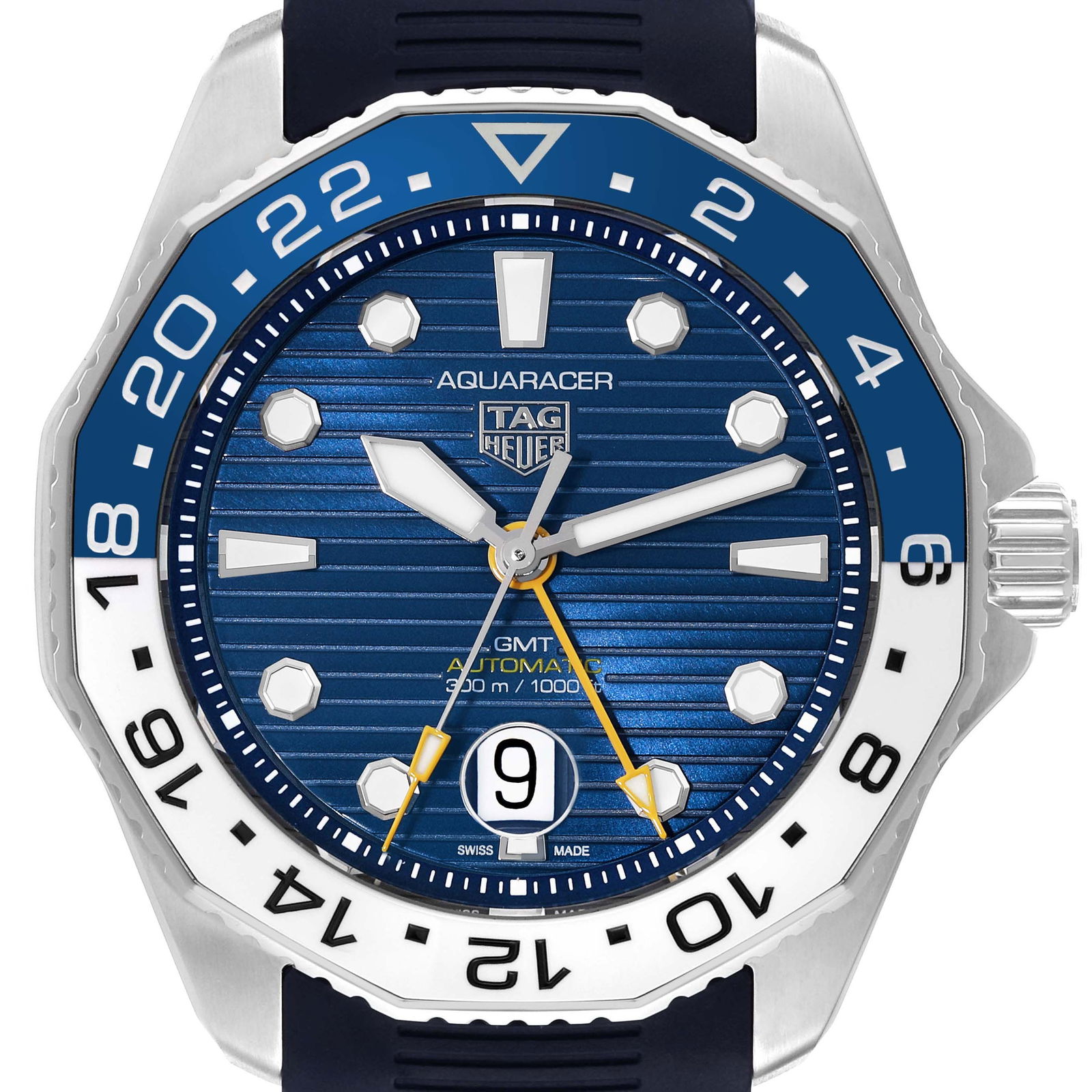 Tag Heuer Aquaracer Professional GMT Blue Dial Steel Mens Watch WBP2010 Box Card: Tag Heuer Aquaracer Professional GMT Blue Dial Steel Mens Watch WBP2010 Box Card Stock Number: 58274 Brand: Tag Heuer Model Name: Tag Heuer Aquaracer Professional GMT Blue Dial Steel Mens Watch WBP201