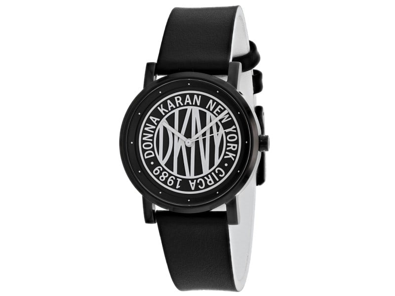 DKNY Womens Soho: DKNY Womens Soho Stainless steel case, Leather strap, Black dial, Quartz movement, Scratch resistant mineral, Water resistant up to 5 ATM - 50 meters - 165 feet SKU no: RBJ NY2765-39B2A Brand: DKNY Co