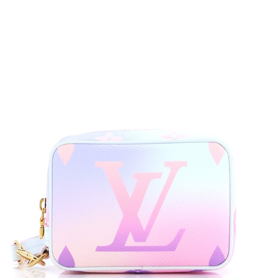 Louis Vuitton Wapity Case Spring in the City Monogram Giant Canvas: Louis Vuitton Wapity Case Spring in the City Monogram Giant Canvas Exterior Color: Pink, Purple, Multicolor Interior Color: Purple Exterior Material: Canvas Coated Interior Material: Fabric Hardware C