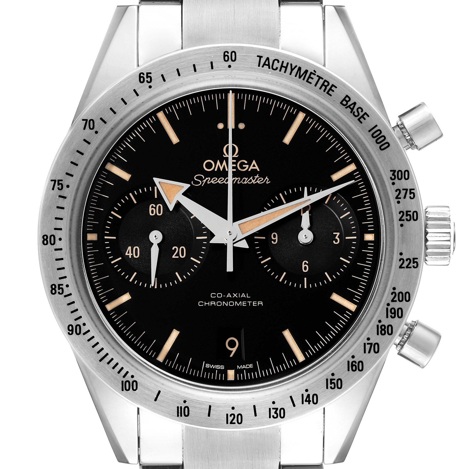 Omega Speedmaster 57 Broad Arrow Steel Mens: Omega Speedmaster 57 Broad Arrow Steel Mens Stock Number: RBJ55469 Brand: Omega Model Name: Omega Speedmaster 57 Broad Arrow Steel Mens Watch 331.10.42.51.01.002 Unworn Model Number: 331.10.42.51.01.0