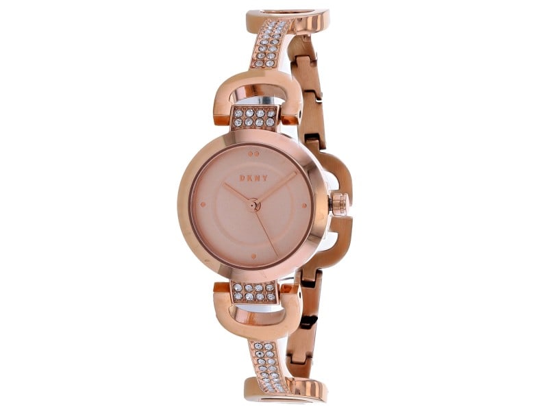 DKNY Womens City: DKNY Womens City Stainless steel case, Stainless steel bracelet, Rose gold dial, Quartz movement, Scratch resistant mineral, Water resistant up to 5 ATM - 50 meters - 165 feet SKU no: RBJ NY2752-39B2A