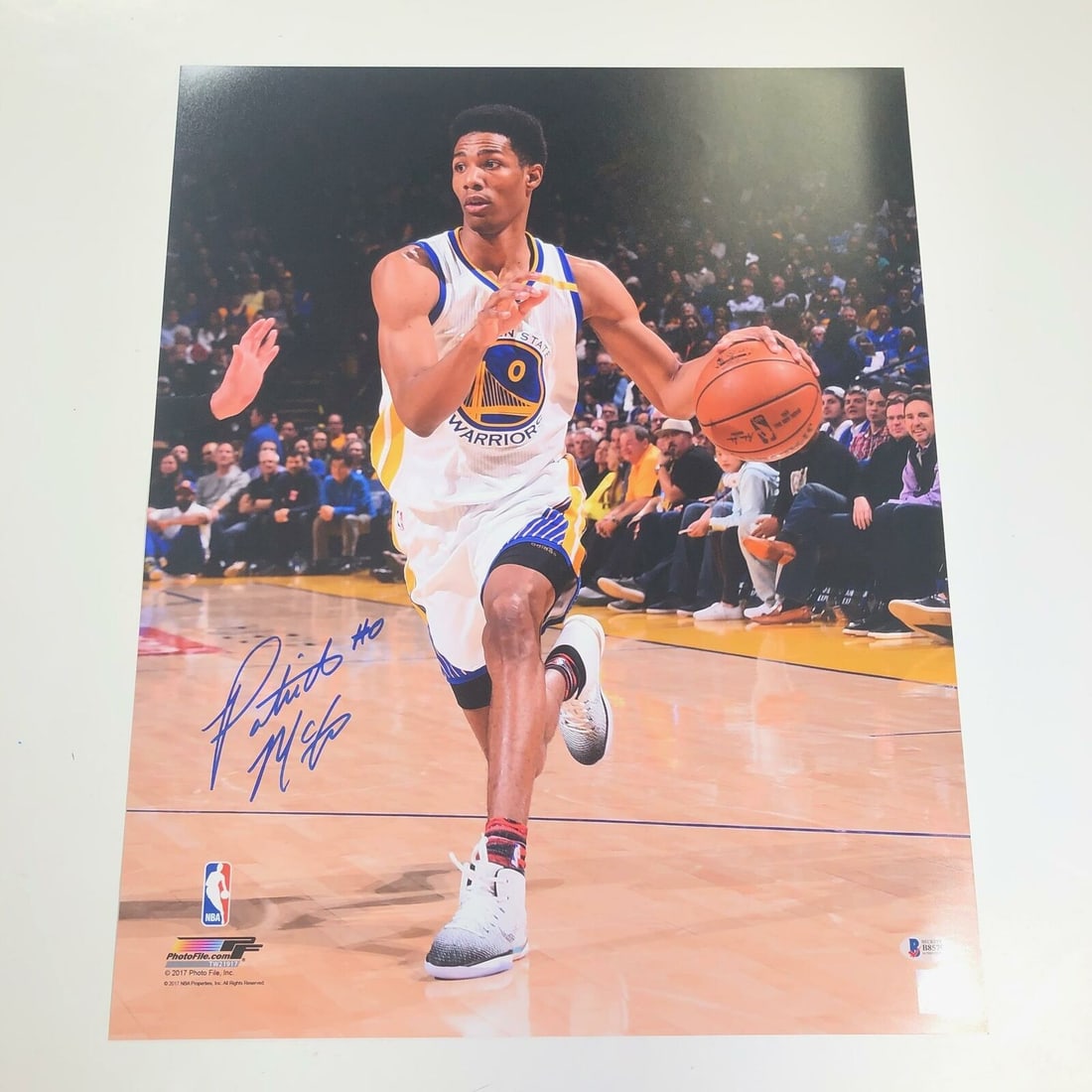 Patrick McCaw signed 16x20 photo BAS: Patrick McCaw signed 16x20 photo BAS Patrick McCaw signed 16x20 photo BAS Beckett Golden State Warriors Autographed SKU no: 7258023067736