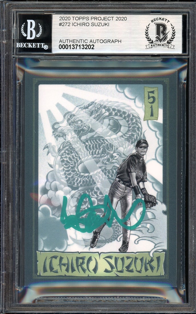 ICHIRO SUZUKI TOPPS PROJECT 2020 CARTOON CARD GEM 10 AUTO /10 BECKETT 201021: ICHIRO SUZUKI TOPPS PROJECT 2020 CARTOON CARD GEM 10 AUTO /10 BECKETT 201021 ICHIRO SUZUKI TOPPS PROJECT 2020 CARTOON CARD GEM 10 AUTO /10 BECKETT 201021 SKU no: RBJ7351149133912