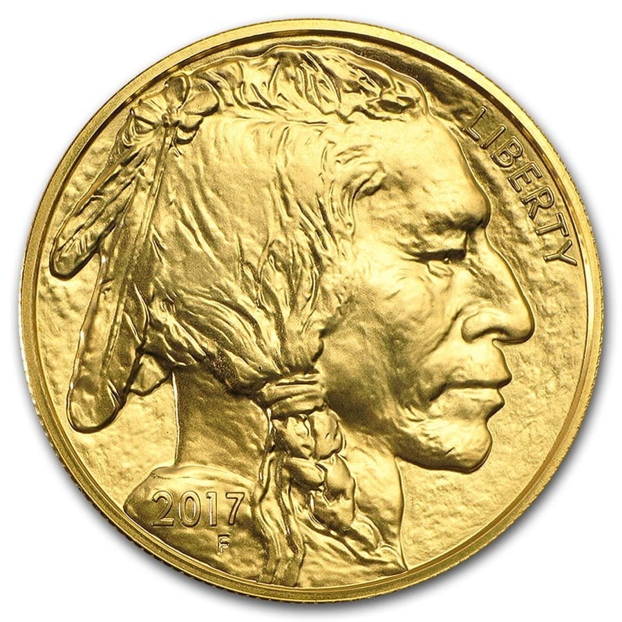 2017 1 oz Gold Buffalo BU: 2017 1 oz Gold Buffalo BU SKU no: RBJ 102638 Year: 2017 Grade: Brilliant Unc Grade Service: None Denomination: $50 Mint Mark: W - West Point (Not Shown) Metal Content: 1 troy oz