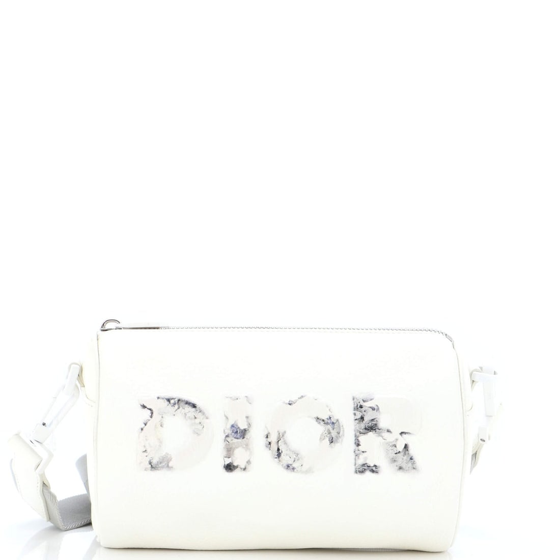 Christian Dior Daniel Arsham Roller: Christian Dior Daniel Arsham Roller Messenger Bag Leather with Applique Description: Exterior Color: Neutral Interior Color: Black Exterior Material: Leather Interior Material: Leather Ha