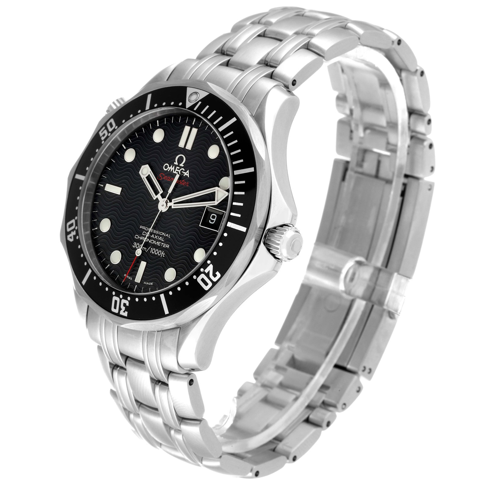 Omega Seamaster Black Dial Steel: Omega Seamaster Black Dial Steel Mens Watch 212.30.41.20.01.002 Description: SKU no. RBJ55929 Brand: Omega Model Name: Omega Seamaster Black Dial Steel Mens Watch 212.30.41.20.01.002 Model Number: