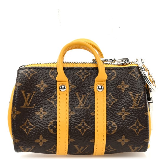 Louis Vuitton Monogram LV Colormania Mini Keepall Pouch Bag Charm Yellow: Louis Vuitton Monogram LV Colormania Mini Keepall Pouch Bag Charm Yellow SKU no: RBJ1389503 Brand: LOUIS VUITTON Condition: New Condition Details: Hardware: Faint scratch(es) Year: 2023 Length: 4