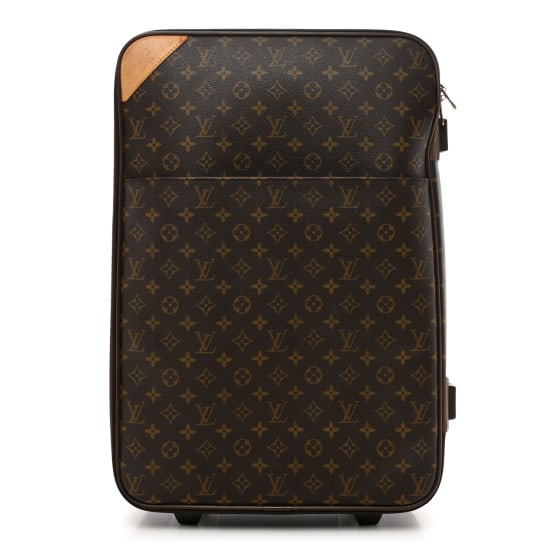 Louis Vuitton Monogram Pegase 60: Louis Vuitton Monogram Pegase 60 SKU no: RBJ1388007 Brand: LOUIS VUITTON Condition: Very Good Condition Details: Exterior: Corner wear, scuffs, patina of vachetta, marks, indentations, liquid marks, s