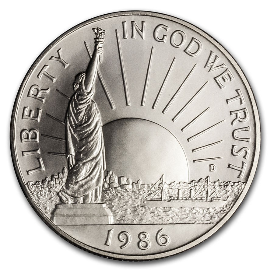 1986-D Statue of Liberty 1/2 Dollar Clad Commem BU (Coin Only): 1986-D Statue of Liberty 1/2 Dollar Clad Commem BU (Coin Only) SKU no: RBJ216066 Year: 1986 Grade: Brilliant Unc Grade Service: None Denomination: 50 Cents Mint Mark: D - Denver Metal Con
