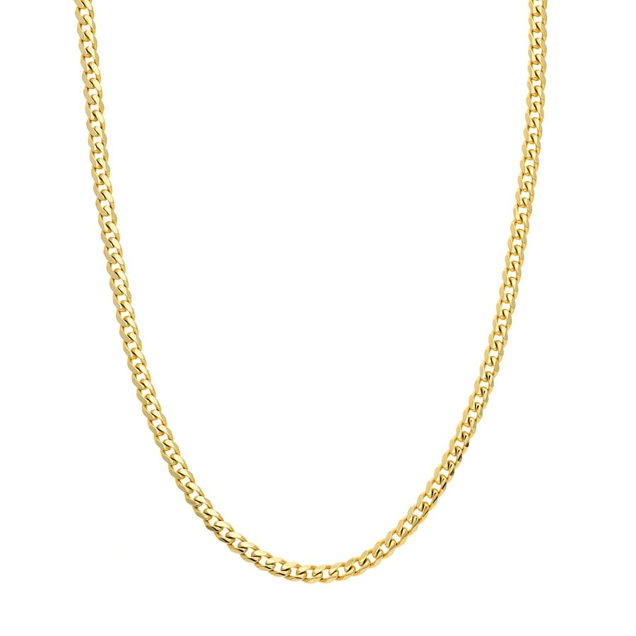 14K Yellow Gold 5 mm Cuban: 14K Yellow Gold 5 mm Cuban Chain w/ Lobster Clasp - 22 in. SKU no: RBJ240327 Metal: Gold Purity: 14K Finish: Polished Length Of Item: 22in Chain Type: Cuban Chain Width: 5mm Clas