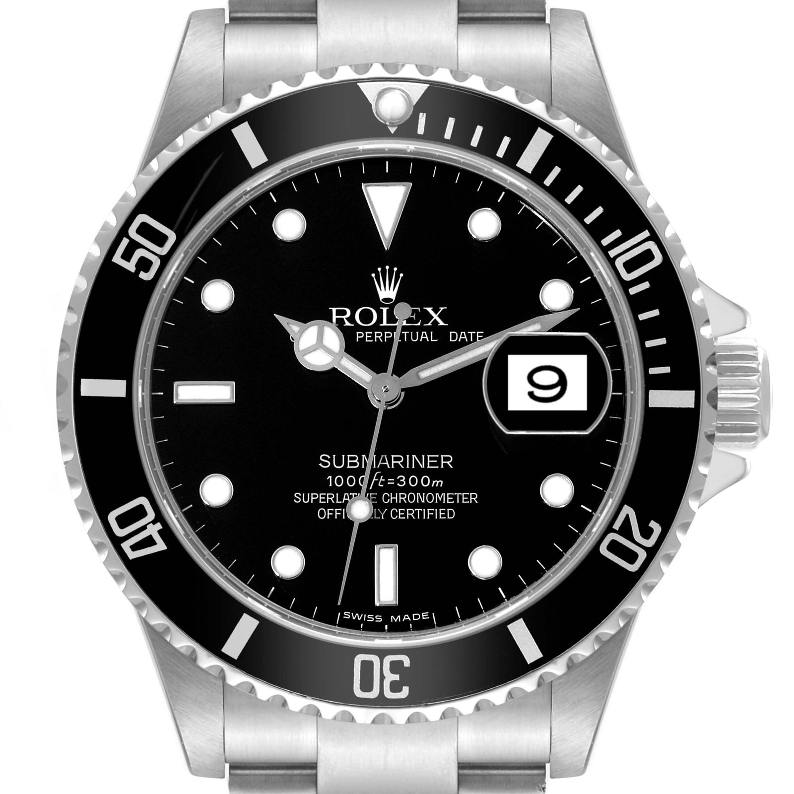 Rolex Submariner Date Black Dial: Rolex Submariner Date Black Dial Steel Mens Watch 16610 SKU no: RBJ52545 Brand: Rolex Model Name: Rolex Submariner Date Black Dial Steel Mens Watch 16610 Model Number: 16610 Year: 2003 - 2004 Seri