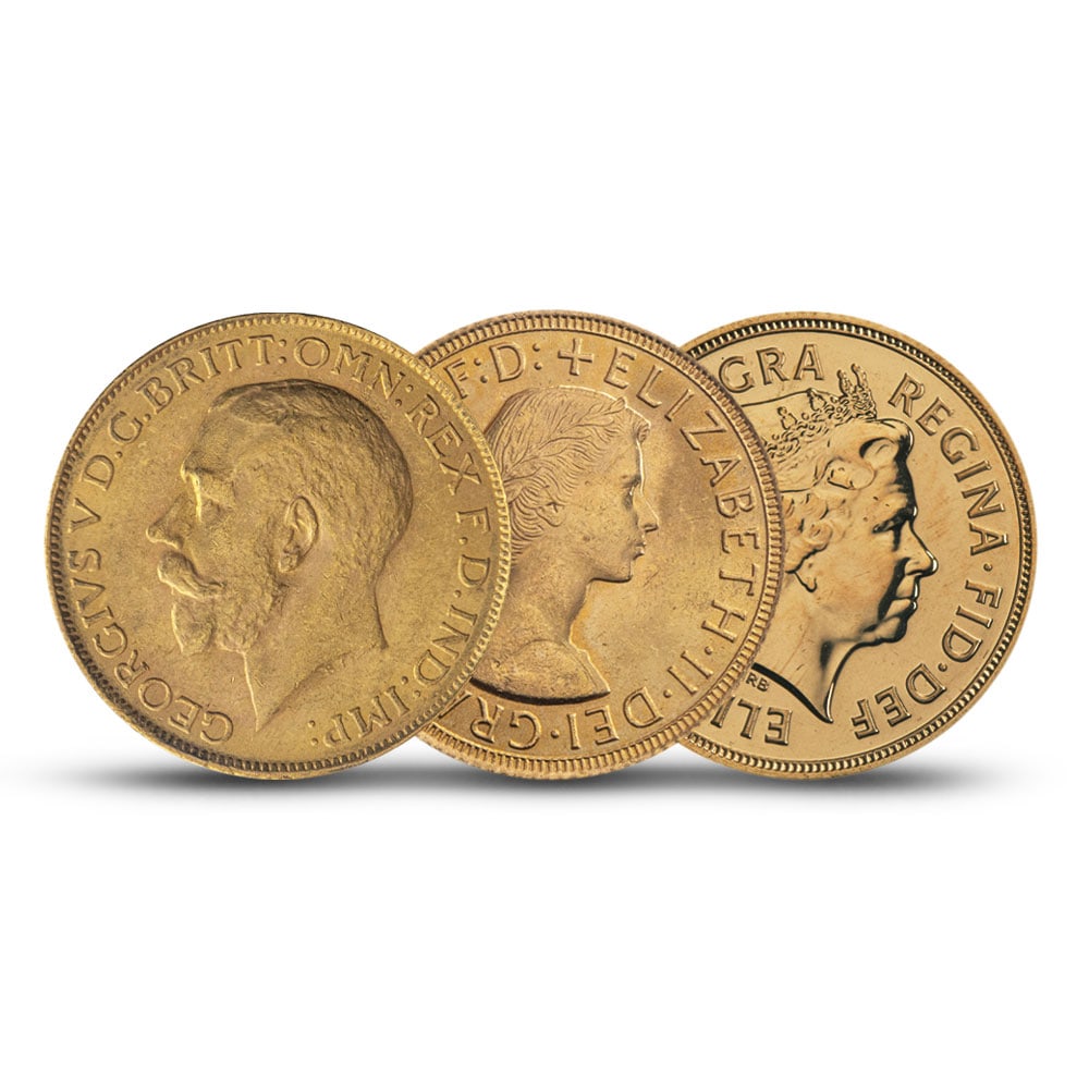 Great Britain Gold Sovereign Coin: Great Britain Gold Sovereign Coin (Mixed Types, Random Year, Varied Condition) JMB ID: 381203 Year: Random Mint Mark: Not Shown Purity: 0.9167 Manufacturer: Royal Mint Thickness: 1.52 mm