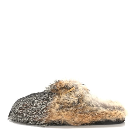 Louis Vuitton Monogram Fox Fur: Louis Vuitton Monogram Fox Fur LV Easy Mule 8.5 Brown SKU no: RBJ1344439 Brand: LOUIS VUITTON Condition: Excellent Condition Details: Interior: Scuffs, Other: Marks on sole(s) Year: 2021 Size: 8.5 US