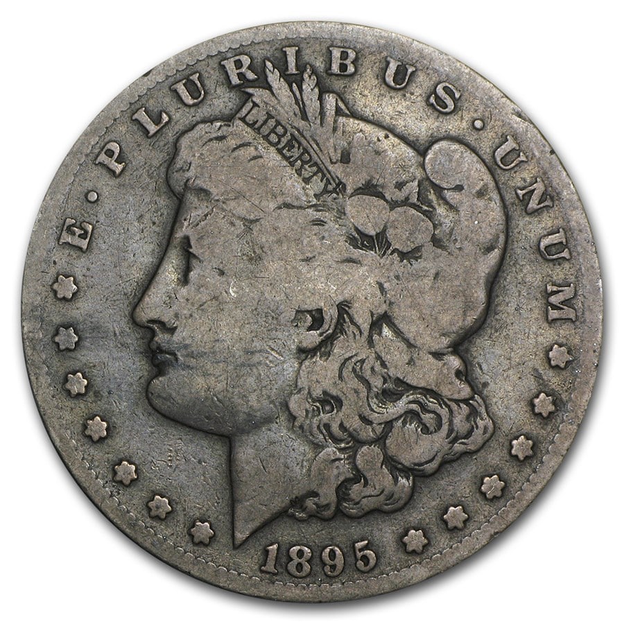 1895-S Morgan Dollar VG: 1895-S Morgan Dollar VG SKU no: RBJ17218 Year: 1895 Grade: Very Good Grade Service: None Denomination: $1.00 Mint Mark: S - San Francisco Metal Content: 0.7734 troy oz Purity: .9