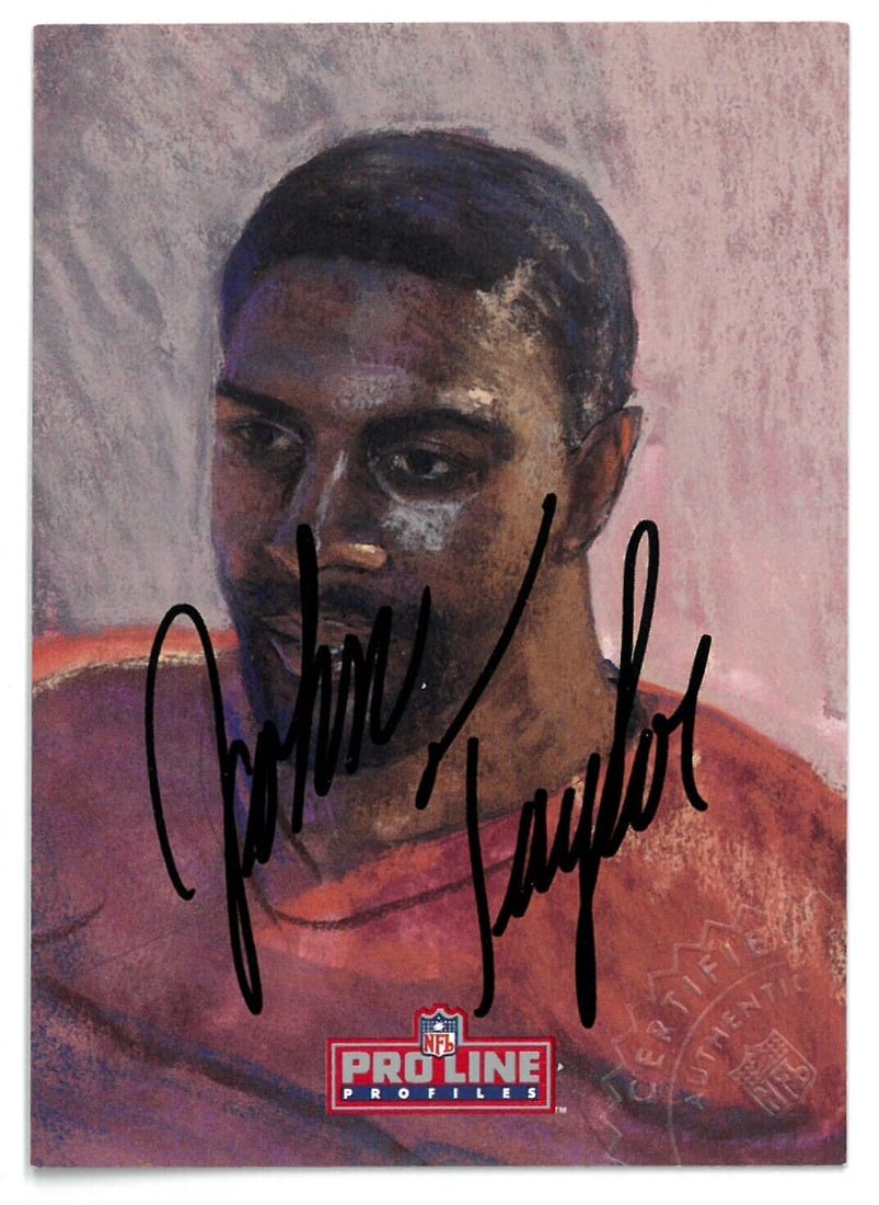 John Taylor Signed 1992: John Taylor Signed 1992 NFL Proline Certified Seal Card #5 -San Francisco 49ers John Taylor Signed 1992 NFL Proline Certified Seal Card #5 -San Francisco 49ers SKU no: RBJ7263050694744