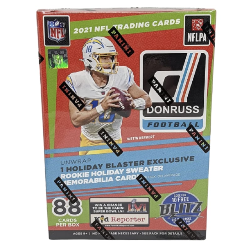 2021 panini donruss holiday football: 2021 panini donruss holiday football sealed box blaster 2021 Panini Donruss Holiday Football Sealed Box Blaster SKU no: 7968188399704