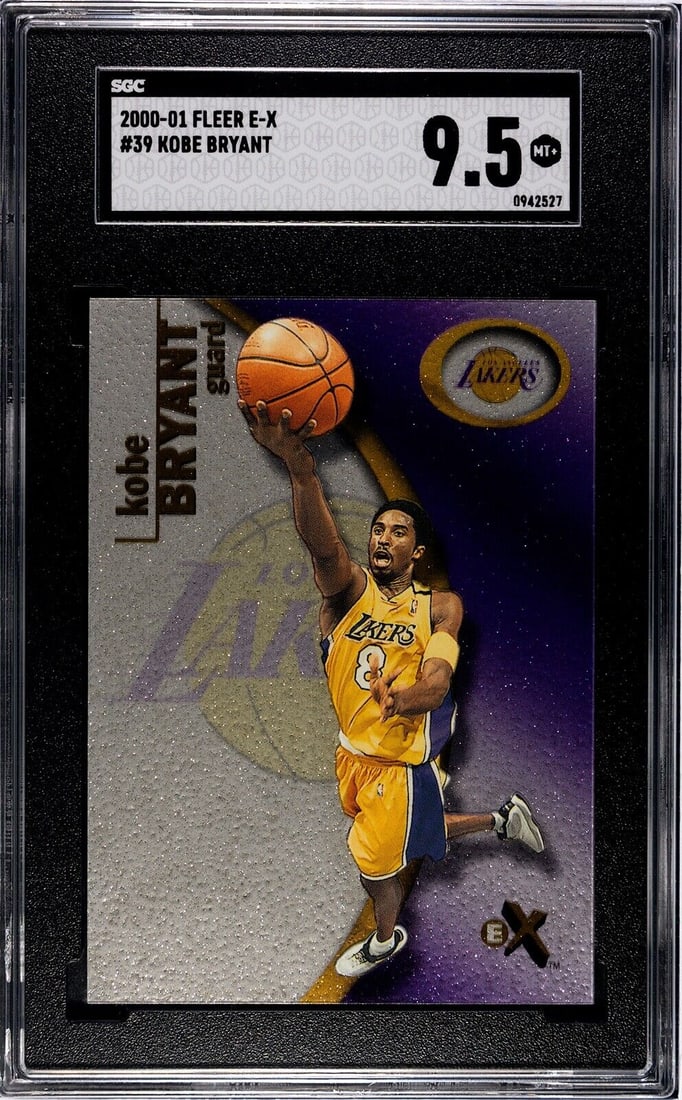 kobe bryant 2000-01 fleer e-x: kobe bryant 2000-01 fleer e-x card #39- SGC graded 9.5 mint+ los angeles lakers Kobe Bryant 2000-01 Fleer E-X Card #39- SGC Graded 9.5 Mint+ Los Angeles Lakers SKU no: 8008080883800