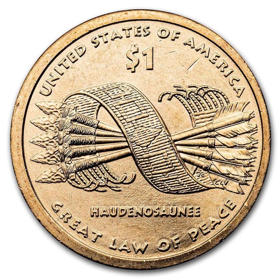 2010-D Native Amer $1 -: 2010-D Native Amer $1 - Great Law of Peace BU SKU no: RBJ201512 Year: 2010 Grade: Brilliant Unc Grade Service: None Denomination: 1 Dollar Mint Mark: D - Denver Metal Content: 0 troy oz <