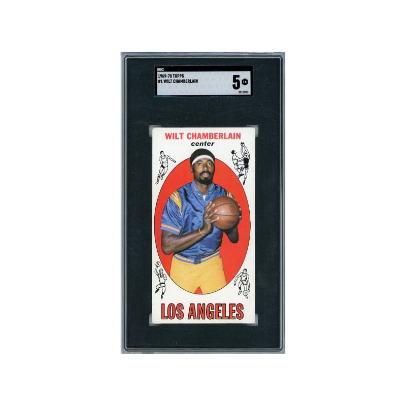 1969-70 topps wilt chamberlain #1: 1969-70 topps wilt chamberlain #1 SGC 5 ex los angeles lakers HOF 1969-70 Topps Wilt Chamberlain #1 SGC 5 EX Los Angeles Lakers HOF SKU no: RBJ7855583199320