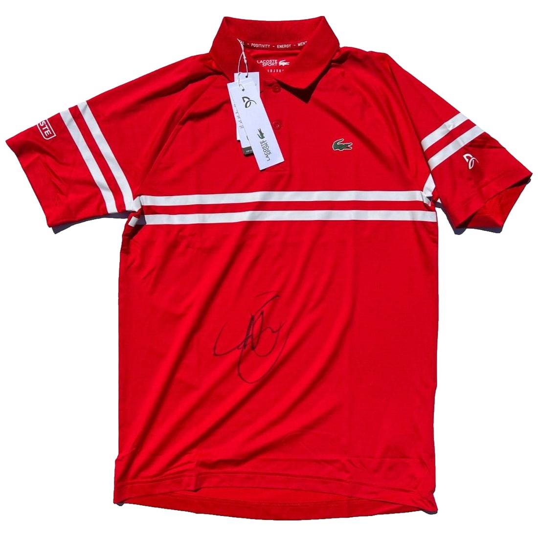 novak djokovic signed lacoste tennis: novak djokovic signed lacoste tennis polo shirt wimbledon french us open JSA COA NOVAK DJOKOVIC SIGNED LACOSTE TENNIS POLO SHIRT WIMBLEDON FRENCH US OPEN JSA COA SKU no: RBJ7620522803288