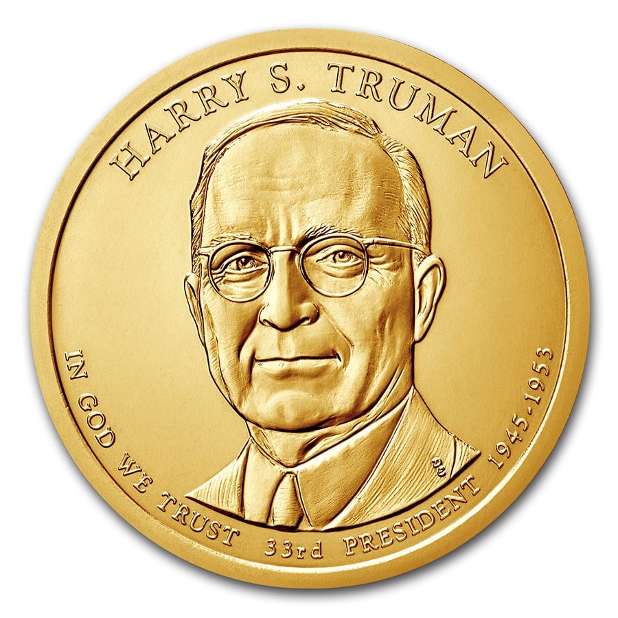 2015-D Harry Truman Presidential Dollar: 2015-D Harry Truman Presidential Dollar BU SKU no: RBJ204254 Year: 2015 Grade: Brilliant Unc Grade Service: None Denomination: $1.00 Mint Mark: D - Denver Metal Content: 0 troy oz