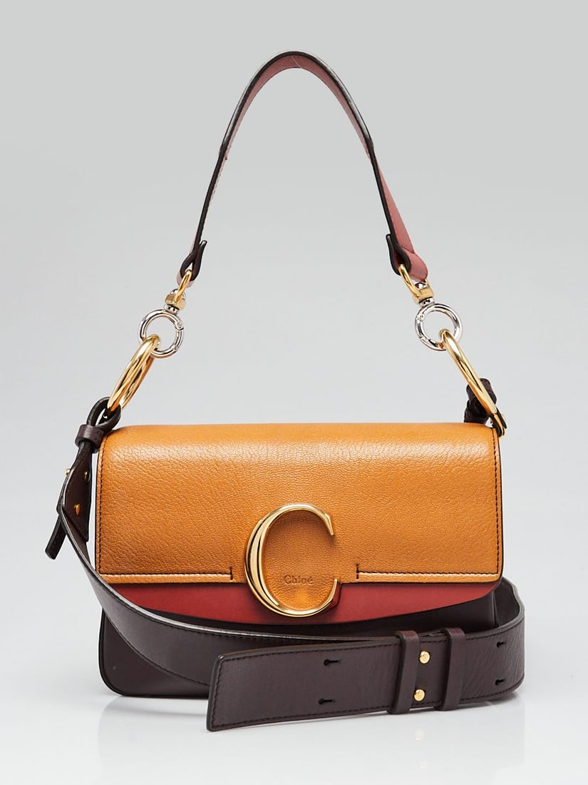 Chloe Multicolor Leather/Suede C Shoulder: Chloe Multicolor Leather/Suede C Shoulder Bag Overall Condition: Like new Exterior Condition: Like new Interior Condition: Like new Designer: Chloe Material: Multicolor leather Includes: Detachabl