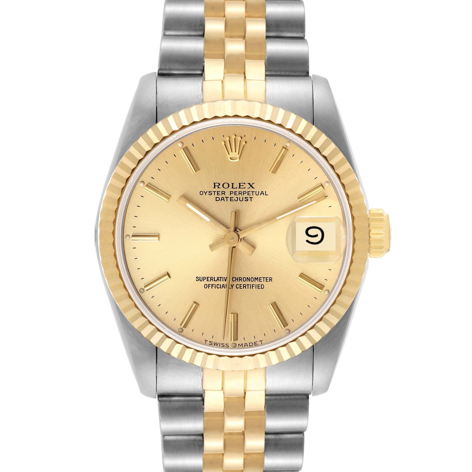 Rolex Datejust Midsize Champagne Dial: Rolex Datejust Midsize Champagne Dial Steel Yellow Gold Watch 68273 SKU no: RBJ56488 Brand: Rolex Model Name: Rolex Datejust Midsize Champagne Dial Steel Yellow Gold Watch 68273 Model Number: 68273 Ye