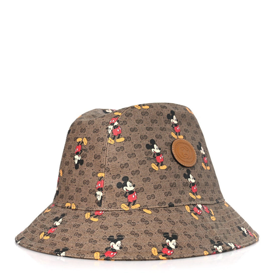 Gucci X DISNEY Mini Vintage: Gucci X DISNEY Mini Vintage GG Supreme Monogram Mickey Mouse Trent Bucket Hat M Beige Ebony Yellow Brand: GUCCI Condition: Giftable Condition Details: Box Circumference: 58 cm SKU: RBJ1471830 , B